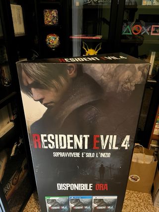 Resident Evil 4 Espositore Stand Display Ufficiale