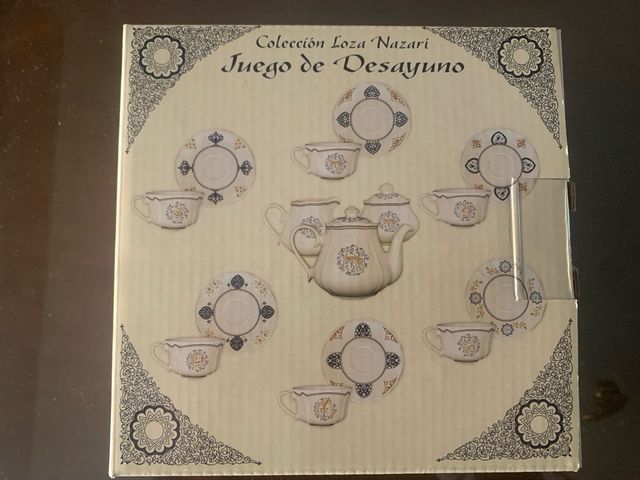 Completo Juego de Loza Nazari