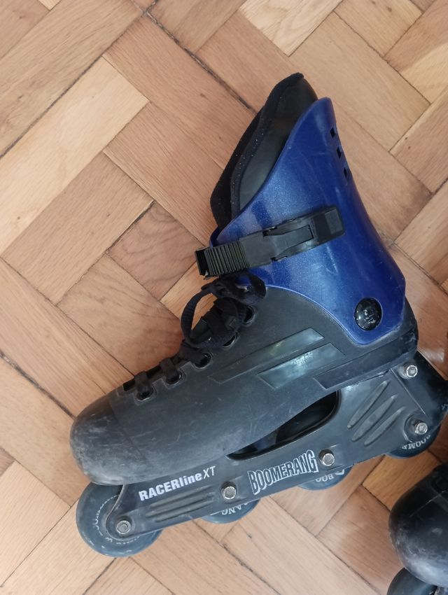 Patines de linea con funda.