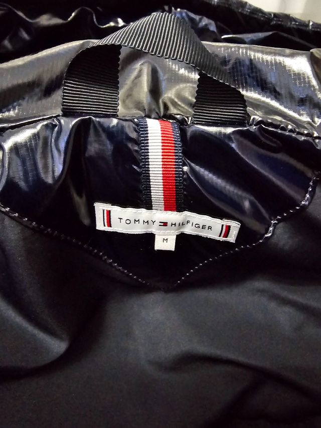 Tommy Hilfiger Piumino blu con cappuccio