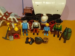 Playmobil caravana colonos oeste 
