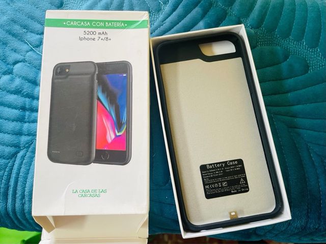 Funda batería externa iPhone 7+ 8+