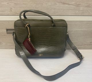 Bolso Para Portátil 13" Grabado Animal verde oliva
