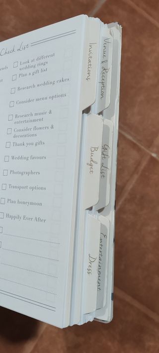 Agenda para organizar tu boda