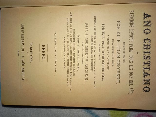 Año cristiano 16 tomos