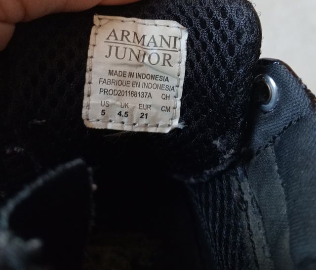 Scarpe stivaletti bambina taglia 21. Armani jr.