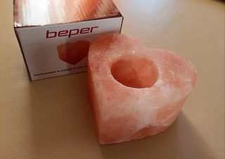 Porta candela al sale dell' Himalaya San Valentino