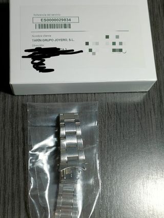 ROLEX: Brazalete acero inoxidable.