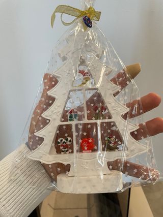 Decoro natalizio realizzato a mano