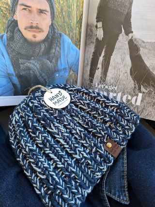 Berretto uomo pura lana fatto a mano