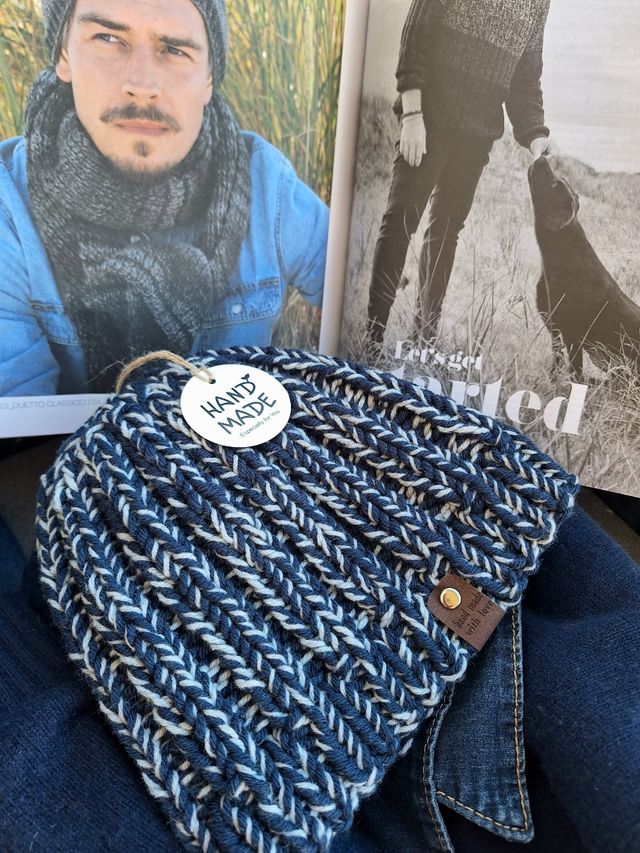 Berretto uomo pura lana fatto a mano