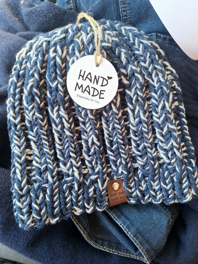 Berretto uomo pura lana fatto a mano