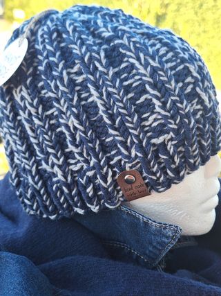 Berretto uomo pura lana fatto a mano