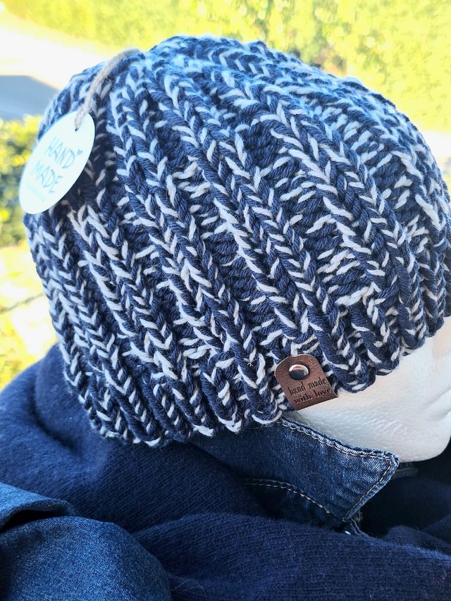 Berretto uomo pura lana fatto a mano