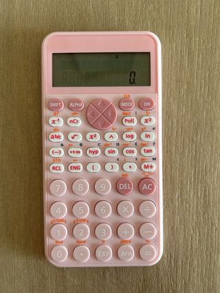 Calculadora científica rosa