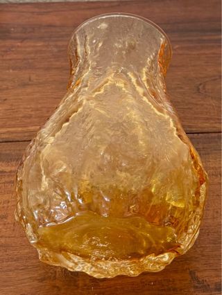 Jarrón alemán roca de ámbar Huta Ingrid