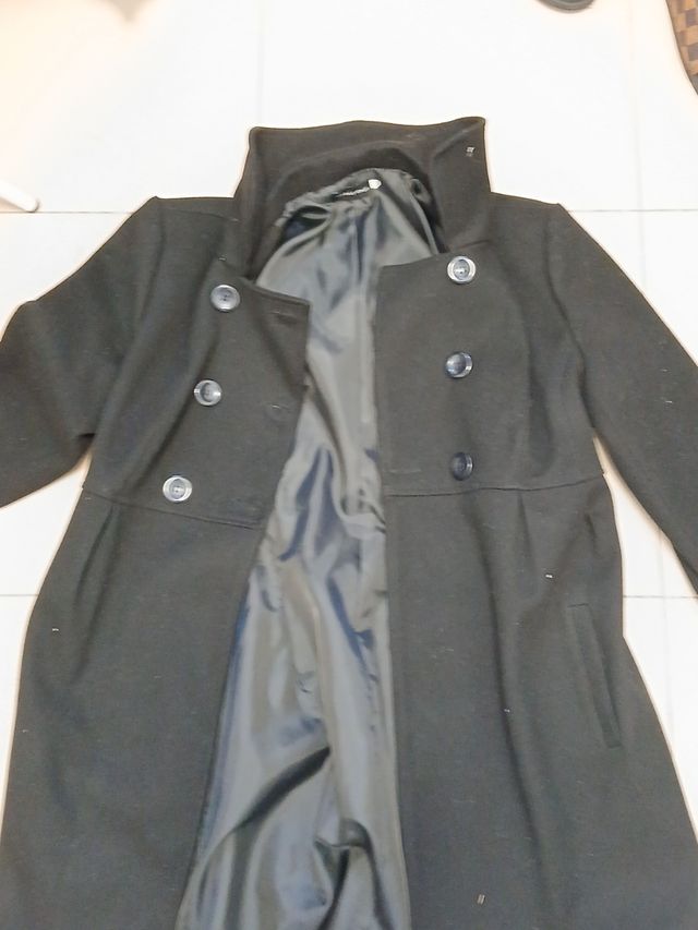 Abrigo negro talla M