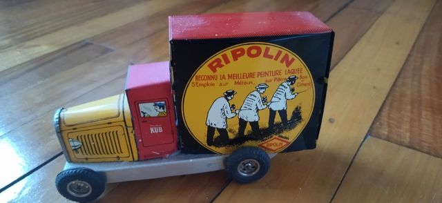 Juguéte antiguo de ojalata 