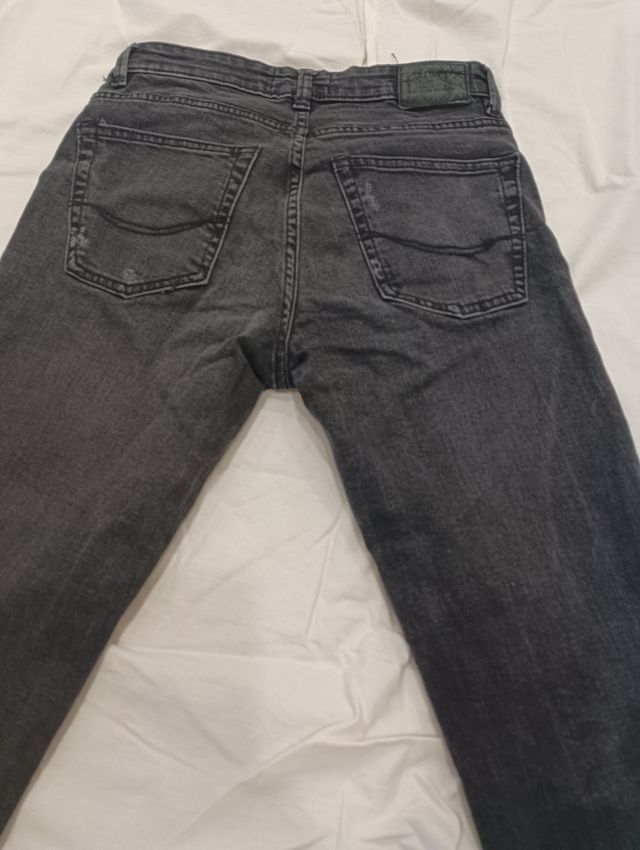 Pantalón vaquero negro hombre 