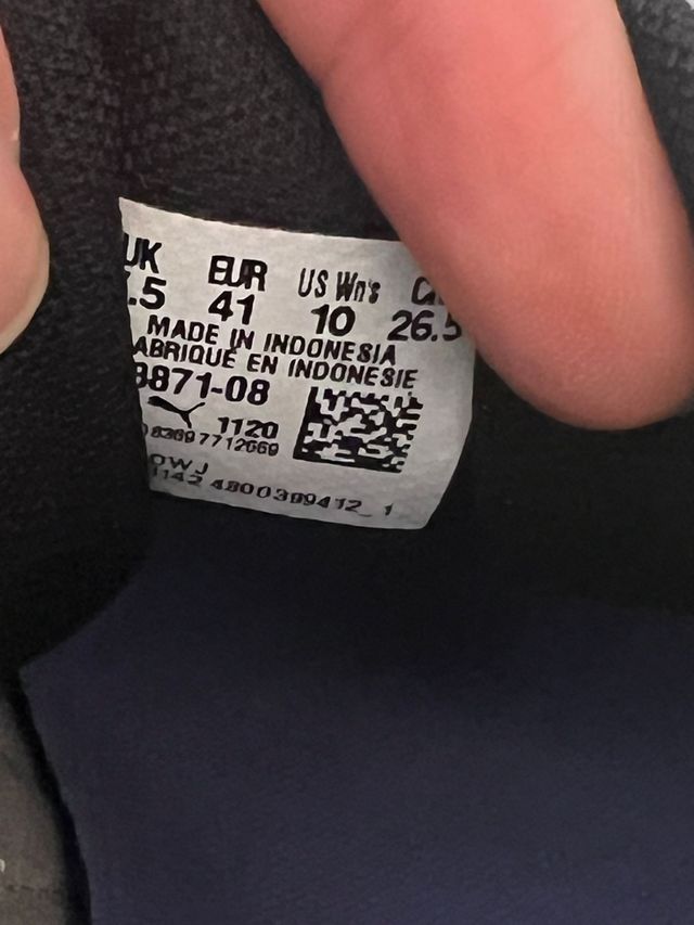 Bambas mujer puma usadas 1 vez