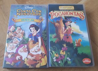 LOTE PELÍCULAS DISNEY EN VHS