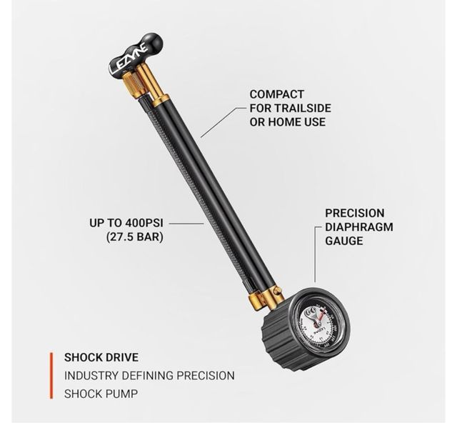 Bomba suspensiones Lezyne Shock Drive Gold