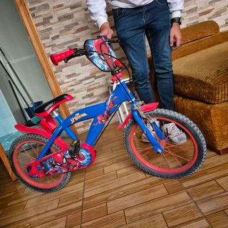 Bicicleta spiderman niño