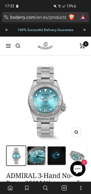 Boderry Admiral Reloj