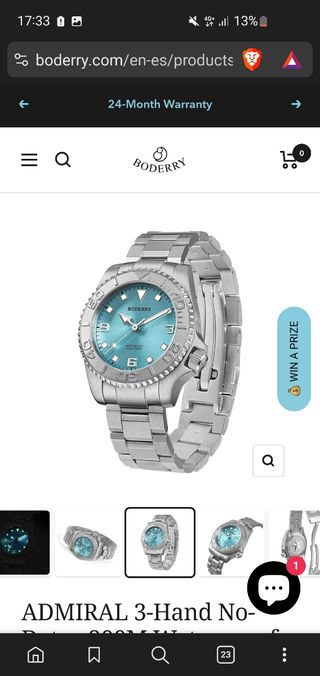 Boderry Admiral Reloj