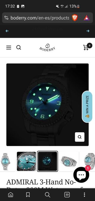 Boderry Admiral Reloj