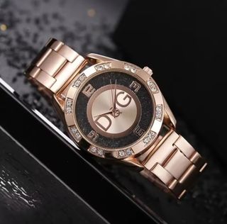Reloj de Cuarzo de Mujer de Acero Marca DQG