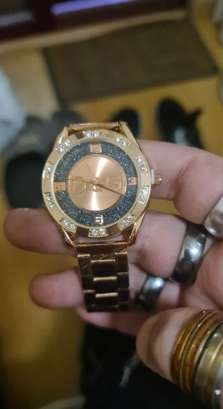 Reloj de Cuarzo de Mujer de Acero Marca DQG