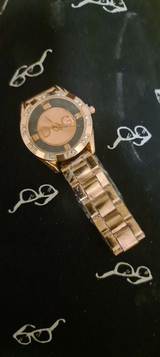 Reloj de Cuarzo de Mujer de Acero Marca DQG