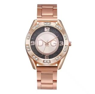 Reloj de Cuarzo de Mujer de Acero Marca DQG