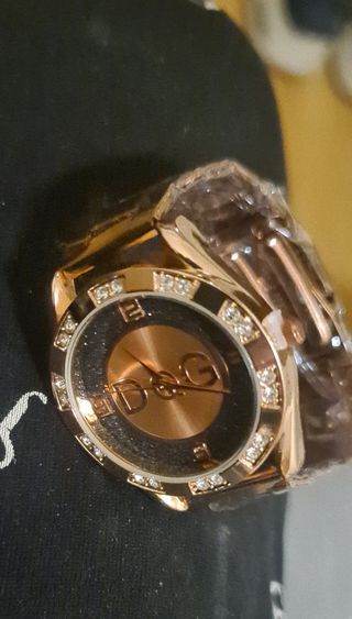 Reloj de Cuarzo de Mujer de Acero Marca DQG