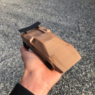 Modellino Lamborghini Countach - Effetto Legno
