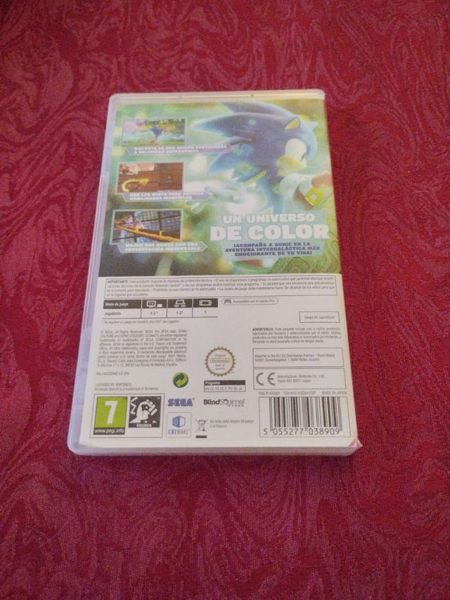 Sonic colours ultimate Nintendo Switch 