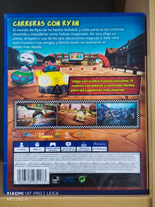 Carreras con Ryan ps4 edición especial precintado