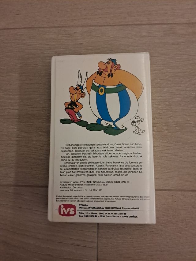 Asterix Galiarrak VHS