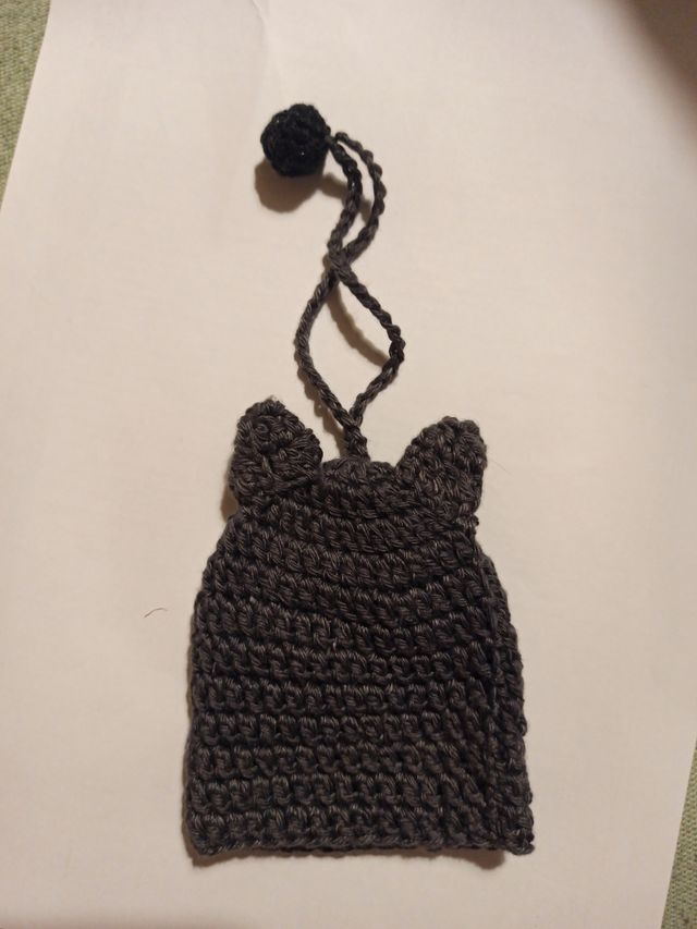 Llavero de ganchillo – Gato