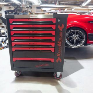 Carro de herramientas 7 cajones 6 comp