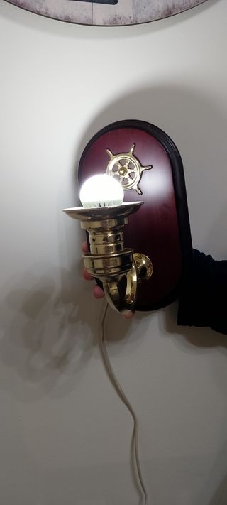 Aplique vintage náutico de barco