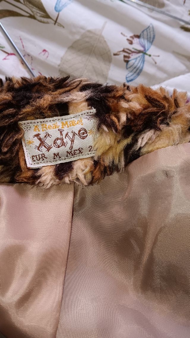 Chaquetón de piel sintética de leopardo