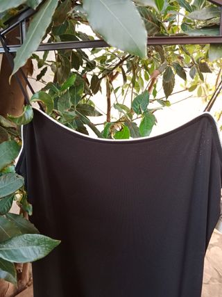 Vestido Lencero con Ribete Plata y puntilla