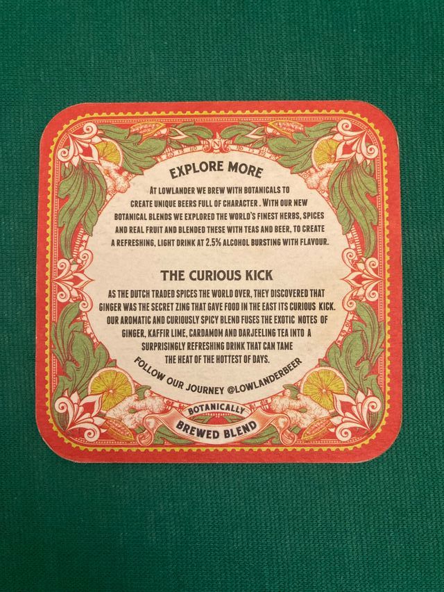 Sottobicchiere Lowlander