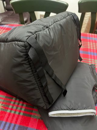 Manta y guantes moto