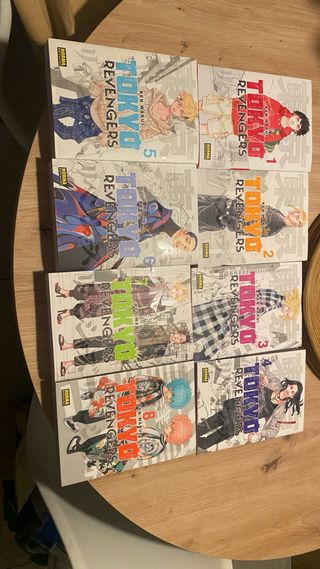 Mangas 1 al 8 Tokyo revengers