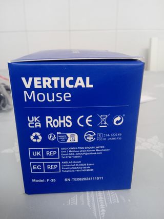 Ratón vertical inalámbrico