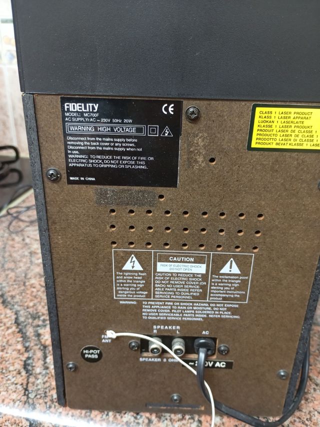 Minicadena Hifi Fidelity