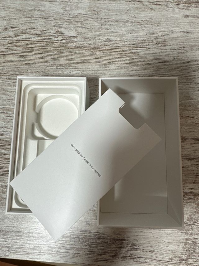 Caja vacia de IPhone X